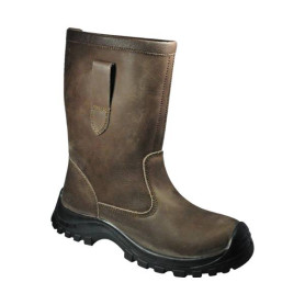 Bottes cuir fourrées S3 CI SRC Zeus