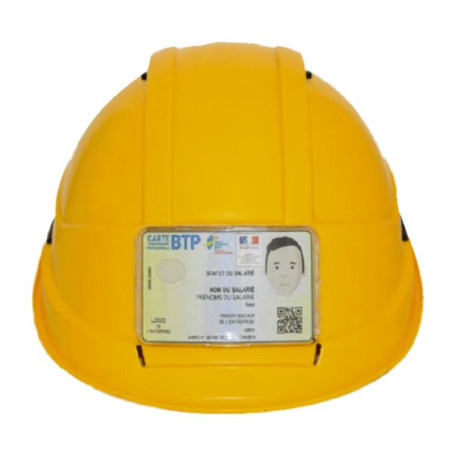 Porte badge adaptable rigide + Velcro