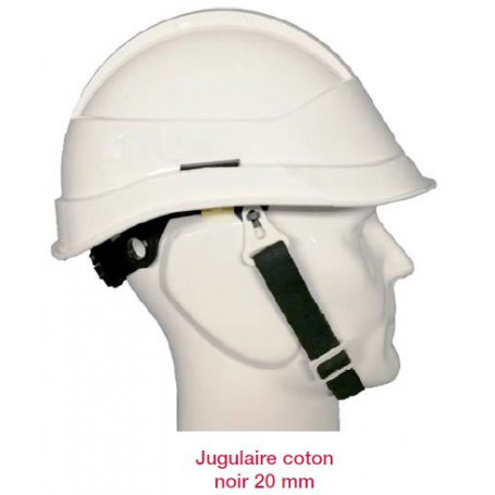 Jugulaire coton 2 pts pour casque KARA