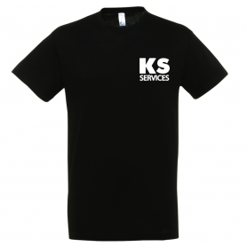 TEE-SHIRT 150 G MANCHES COURTES TRANSFERT COEUR 100% COTON