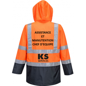 PARKA HIVI ASSISTANCE ET MANUTENTION + CHEF D’EQUIPE  + KS SERVICES